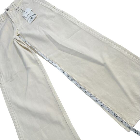 Zara Kids The Utility Pant Mid Rise Straight Jeans Size 11-12 - Picture 4 of 8